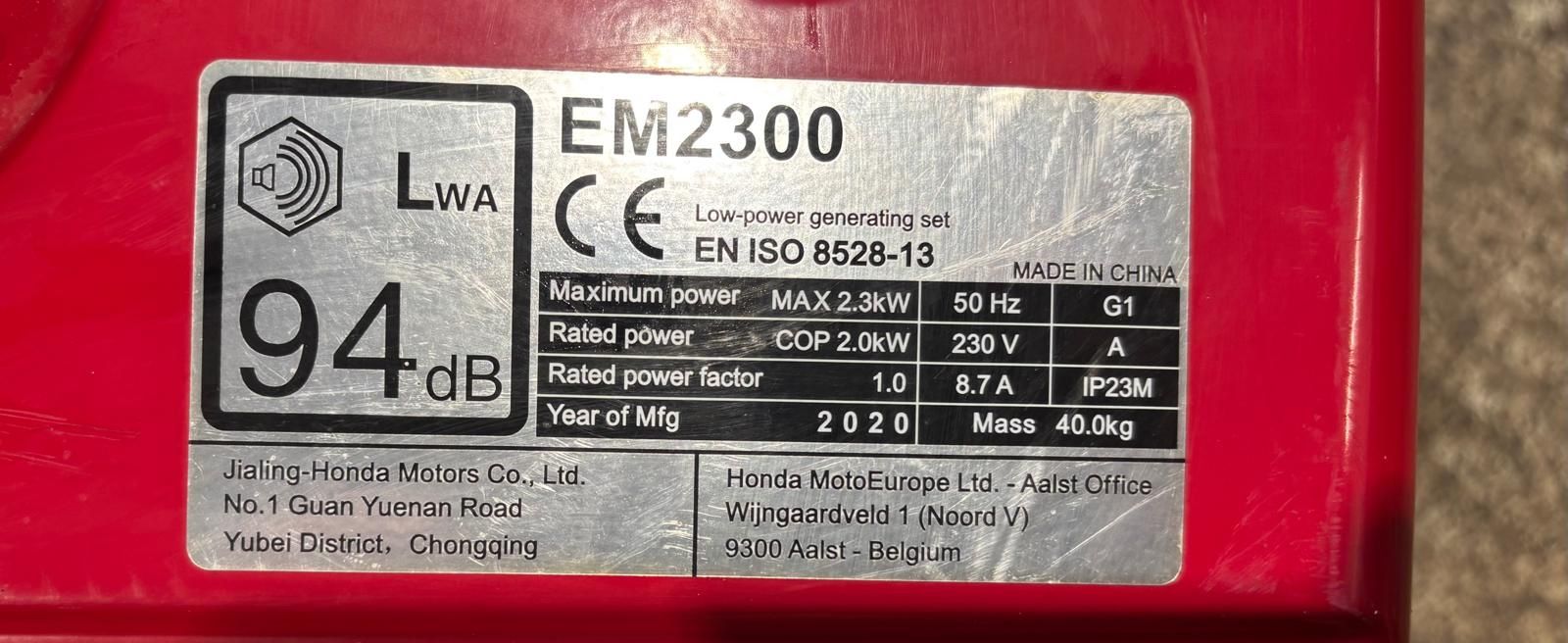 Honda Generatori di corrente: Stromgenerator Honda Professional – Usato da Grono venduto da laz_nx8q 6
