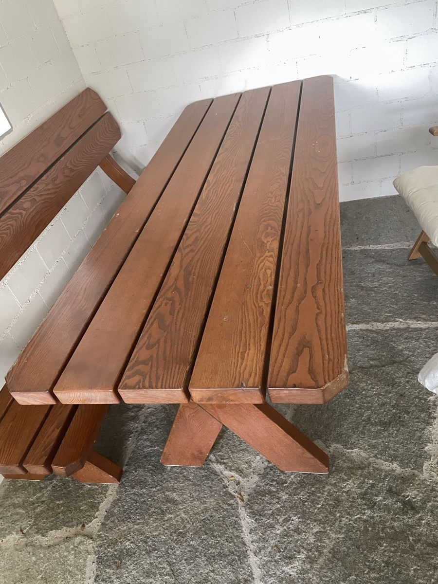 Set de table et chaises: Gartenesstisch mit Bänken – D'occasion à Breitenbach par oli_hm96 4