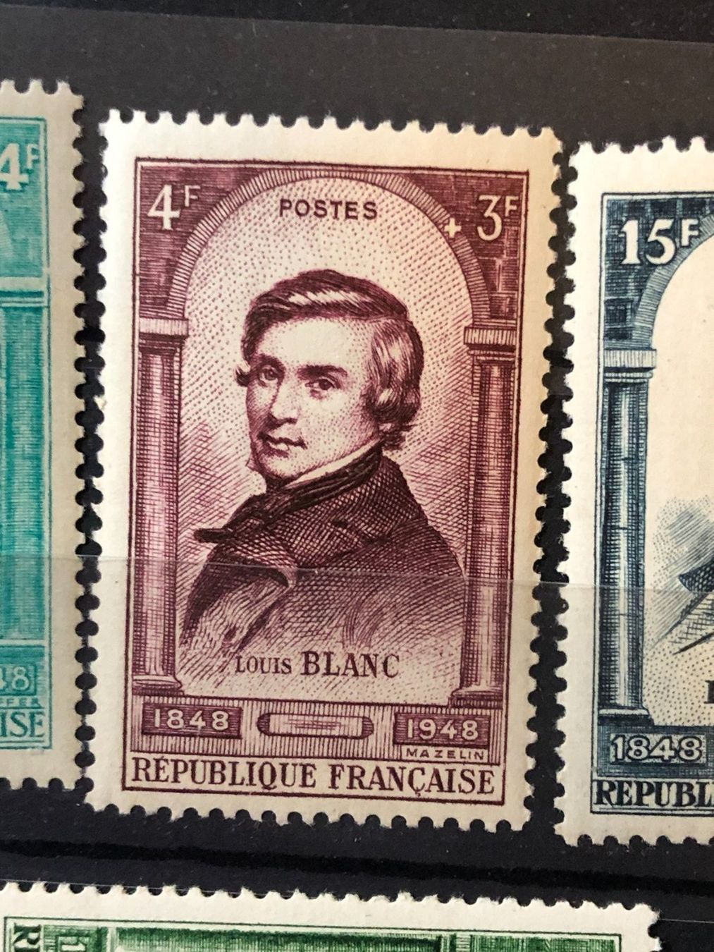 Alle Briefmarken: Série célébrités 1948 Neufs** complet – Neu und originalverpackt aus Lausanne von ffhoud 4