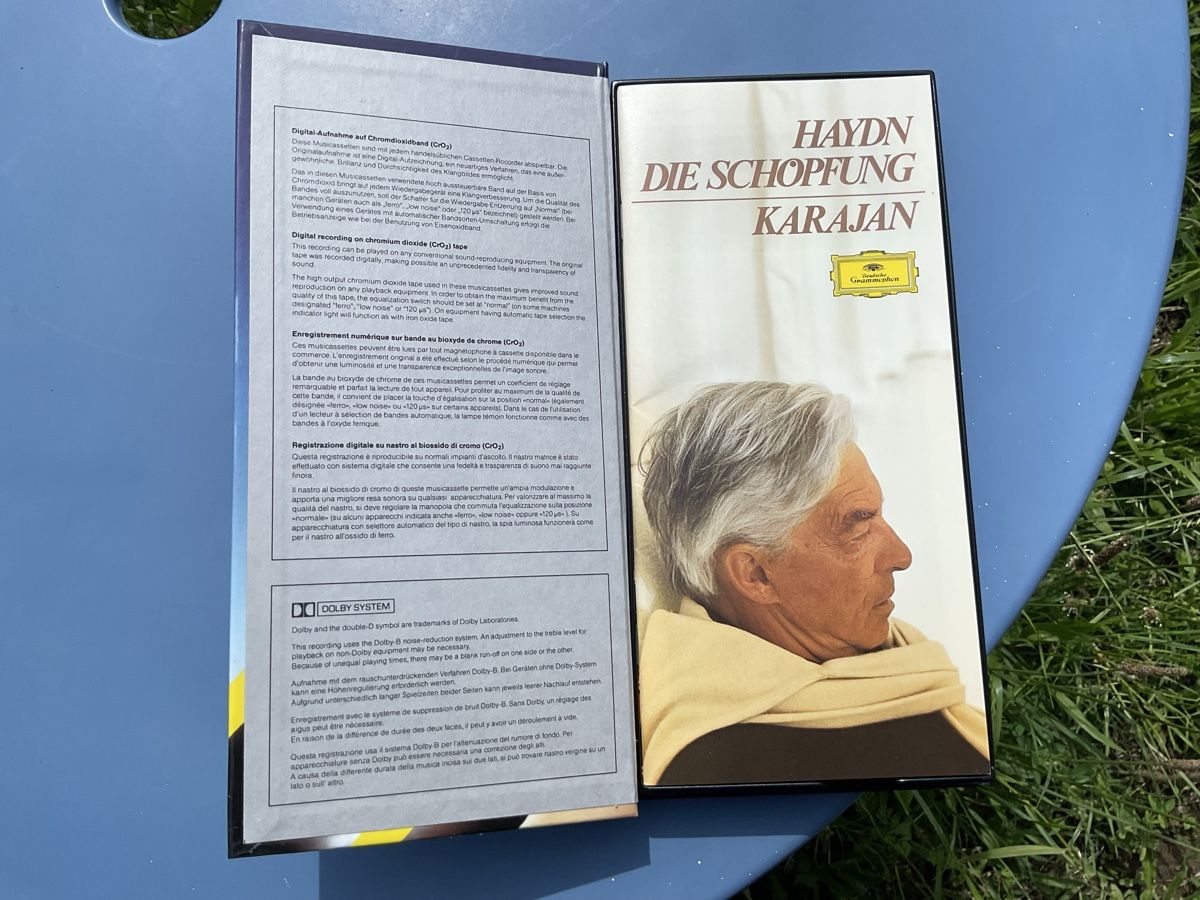 Kompaktkassetten: Cassettes audio  x2 Karajan – Neu (gemäss Beschreibung) aus Etoy von met_78tg