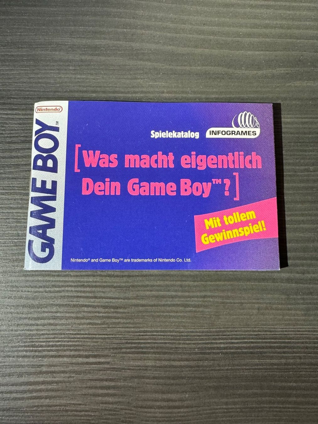 Libri: GAMEBOY Spielekatalog Infogrames – Usato da Schaffhausen venduto da Retrogaming90