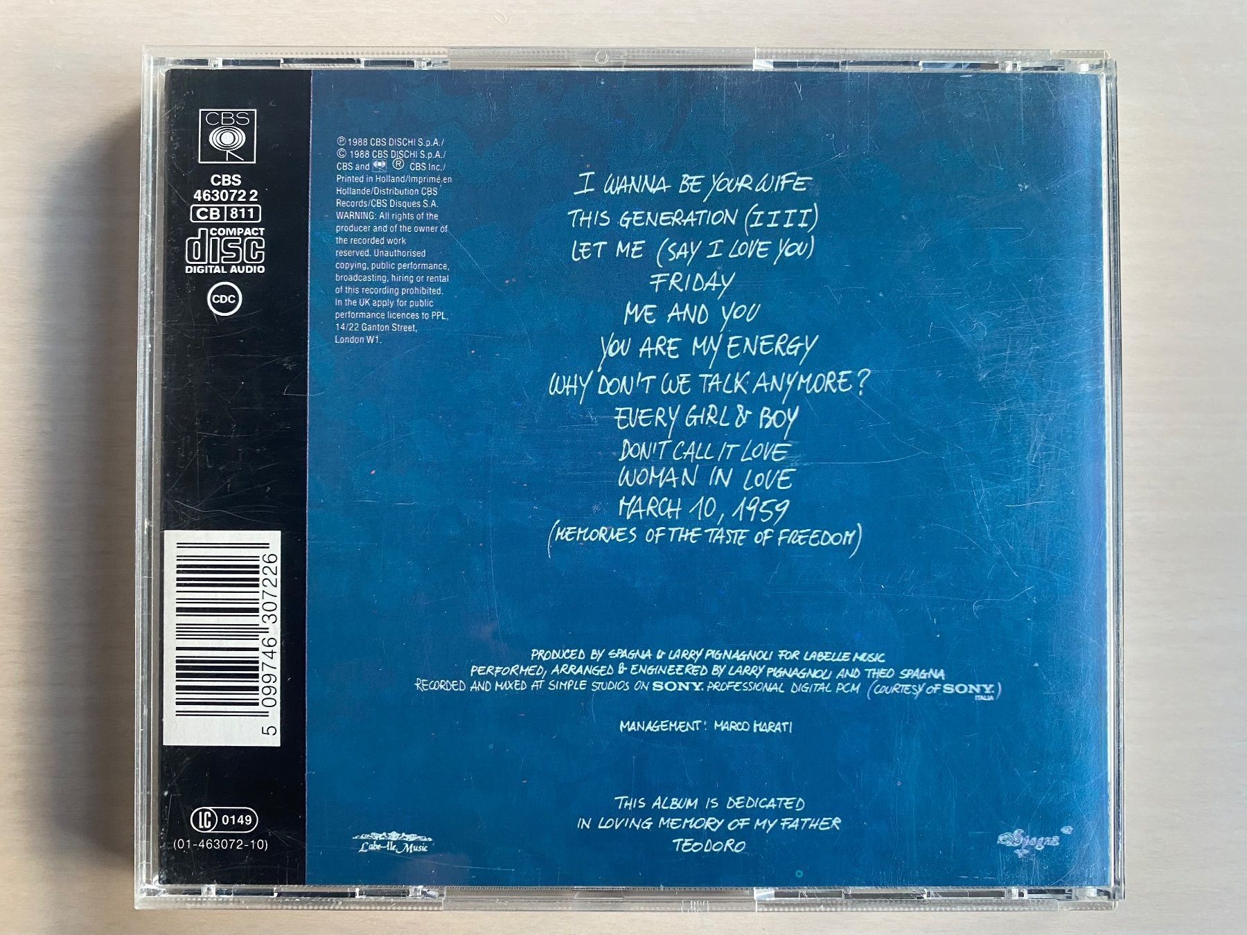 CDs: Spagna - You Are My Energy – Gebraucht aus Oberried Brienz von Chyara 1