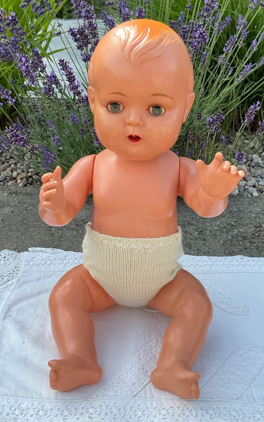 Bambole: HERZIGE UNBESPIELTE PUPPE 1960 – Usato da Zell LU venduto da Silvermemory 2