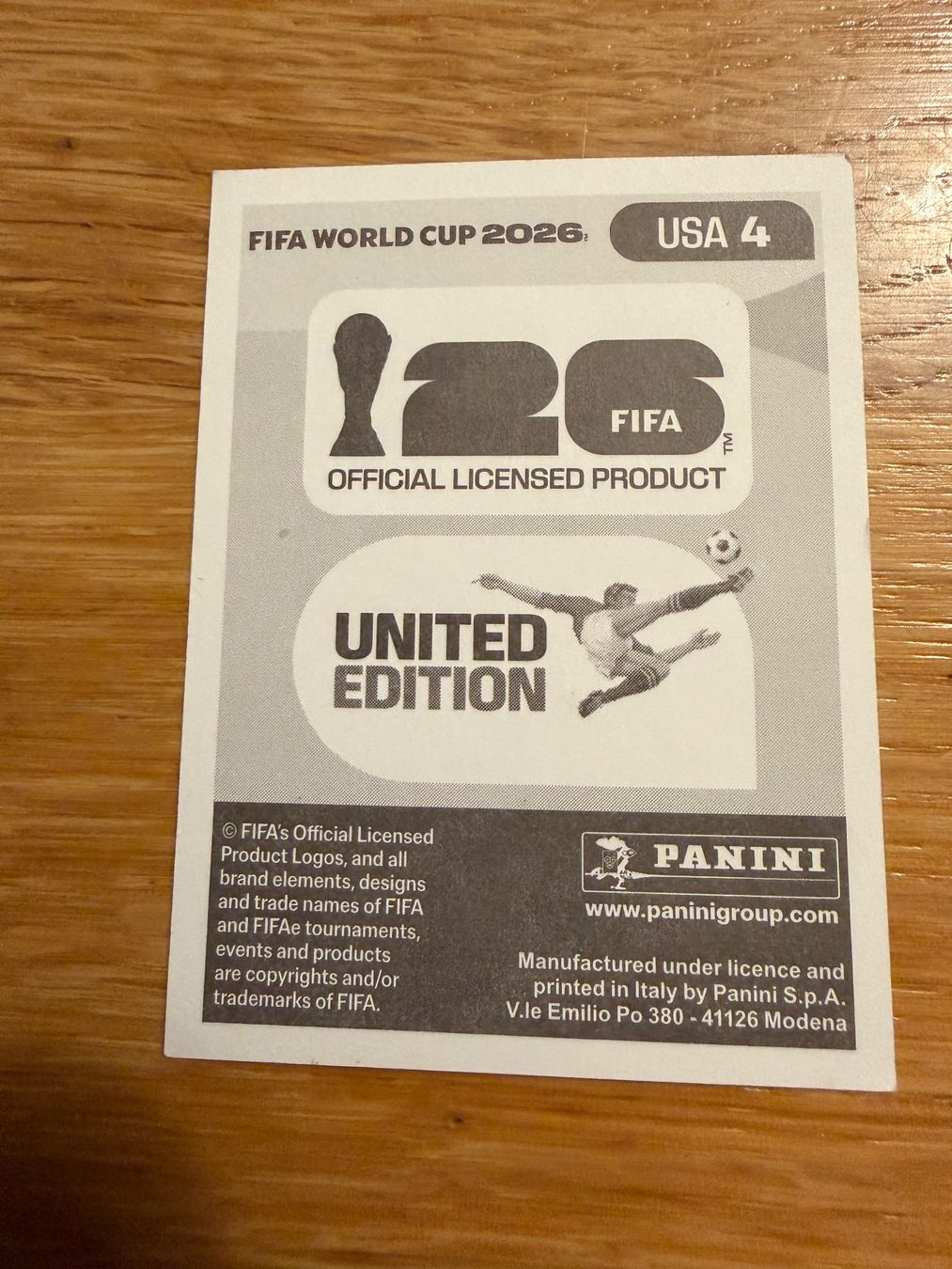 Panini Carte collezionabili: Panini USA 4 Tim Ream – Nuovo (secondo la descrizione) da Zürich venduto da bel5 1