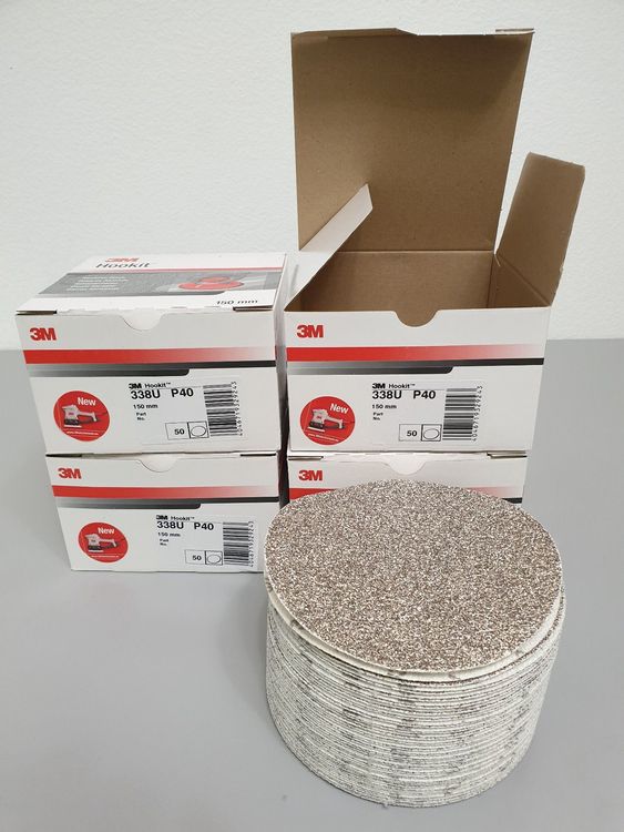 100 Stück Schleifscheiben 51 Cm Schleifpapier 60 K Produktbild-Vorschau 4