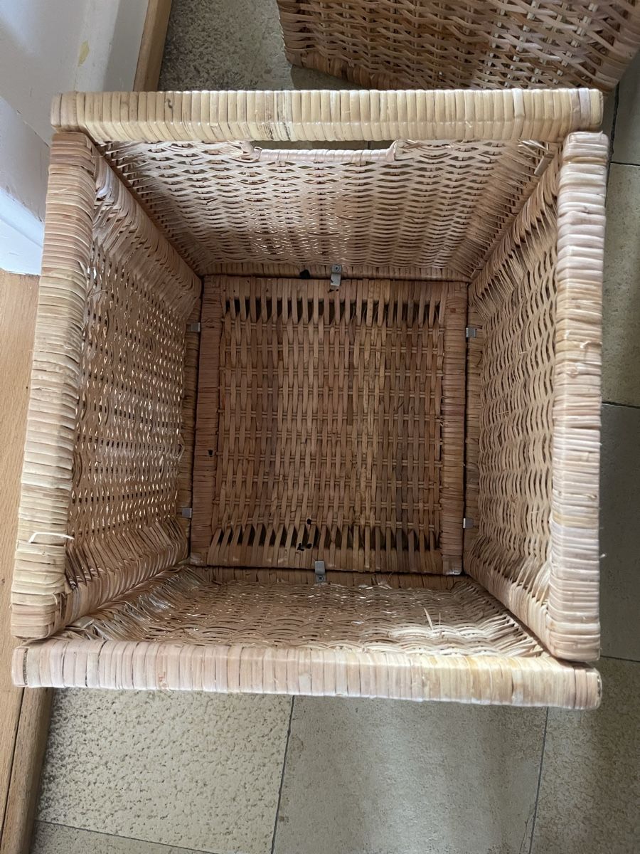 Ikea Scaffali: IKEA Calax Regal mit 3 Körben, beschichtetes weiss,gebraucht – Usato da Basel venduto da xensha 3