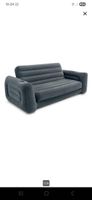 Intex Luftsofa ausziehbares Gästebett grau neuwertig