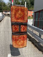 Sivas Antiker Doppeltasche mit Lederverstärkungen 116x42cm