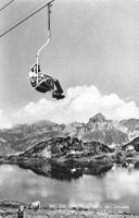 Melchsee-Frutt (OW) erste Schweizer Sesselbahn Jochpass