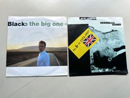 BLACK tolle Singles 80's COLIN VERNCOMBE Synth Pop Electroni