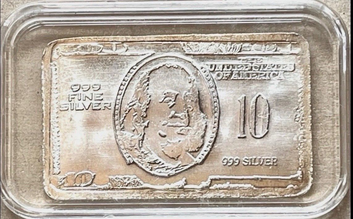 Metalli preziosi: Lingot argent 10g, 999 – Nuovo e nell'imballaggio originale da Renan BE venduto da johncactus