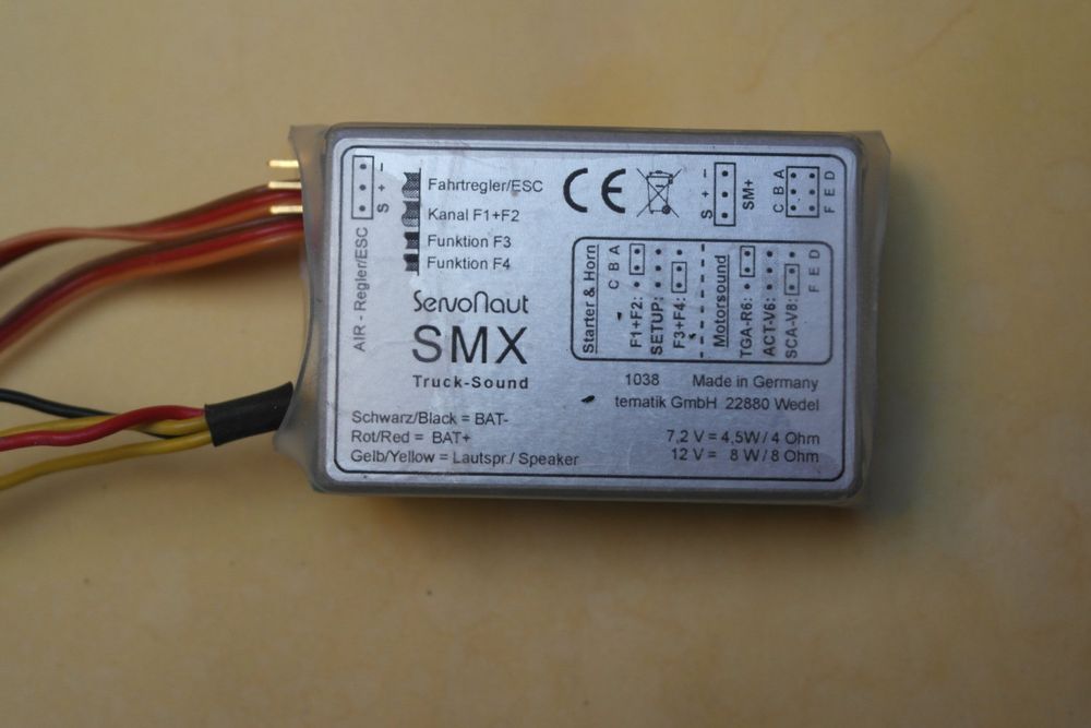 Modulo Audio Servonaut SMM – Effetti Sonori Per Modellismo