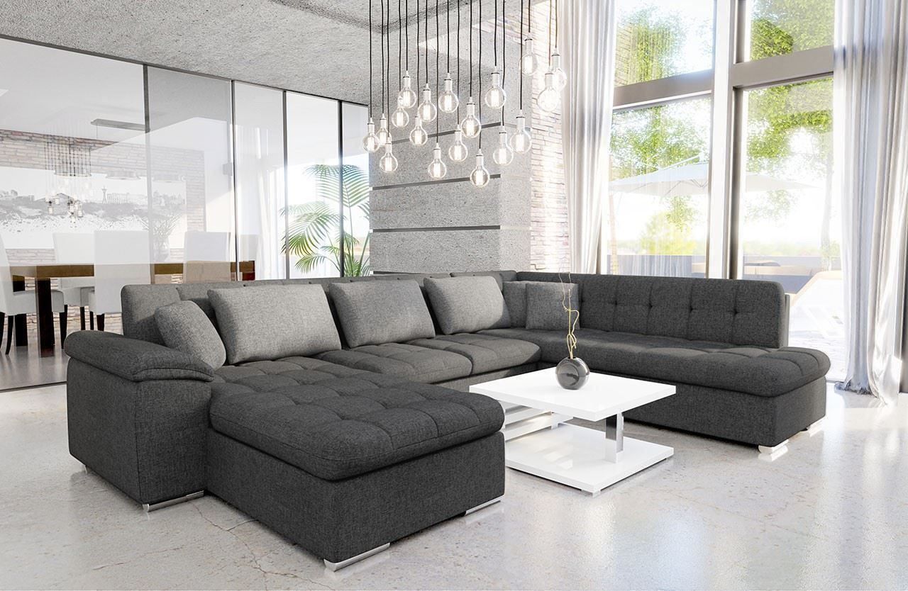 Sofas: Wohnlandschaft Couch mit Bettkasten und Schlaffunktion – Neu und originalverpackt aus Wallenwil von toesstal-vertrieb 3