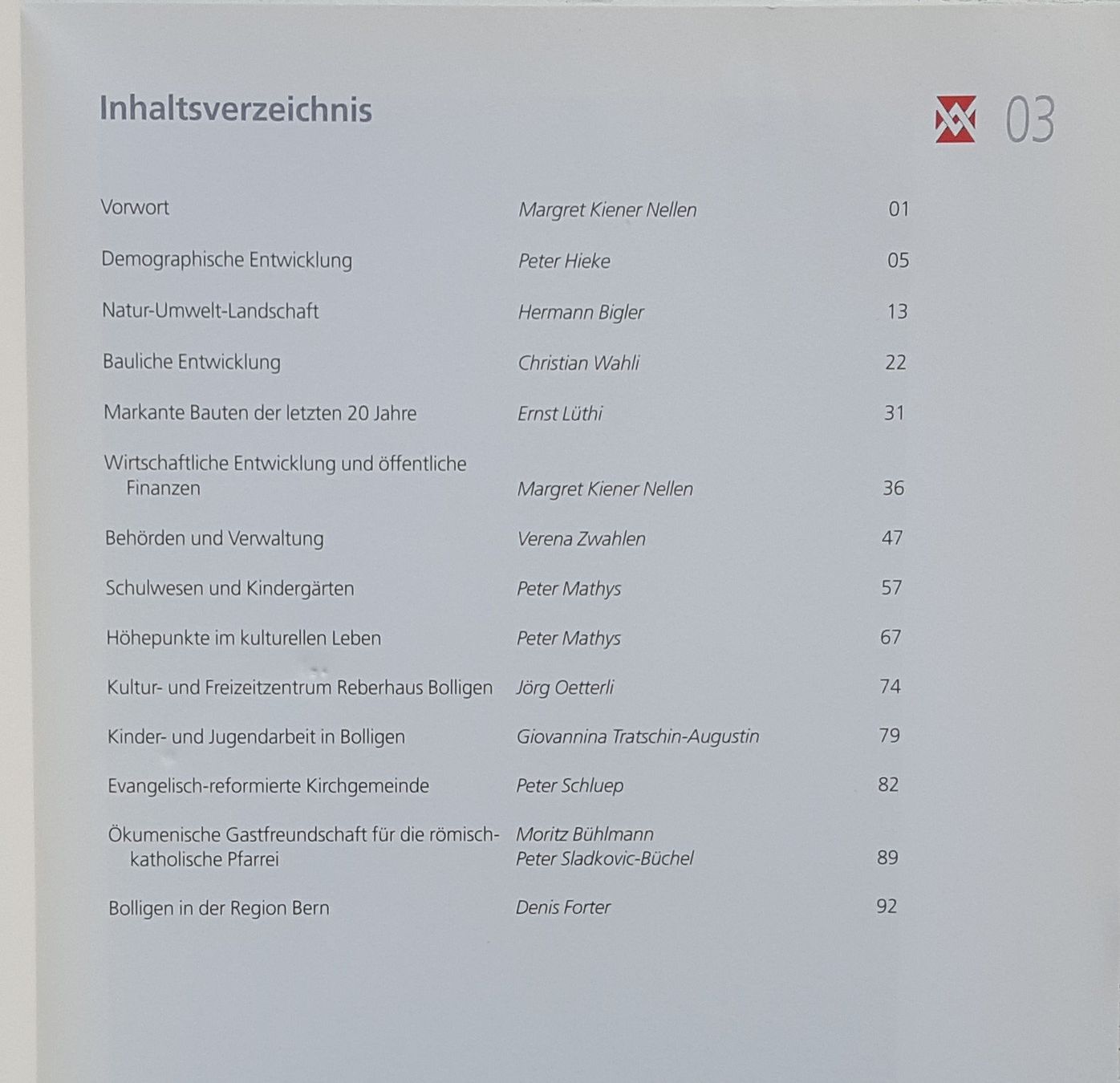 Bücher: 20 Jahre Einwohnergemeinde Bolligen BE, 1983-2002 – Neu (gemäss Beschreibung) aus Bern von Mattthias 1