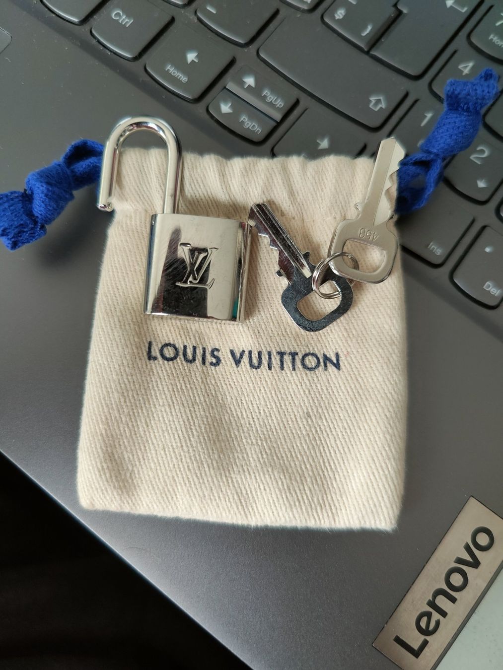 Schlösser: LOUIS VUITTON VORHÄNGESCHLOSS – Neu und originalverpackt aus Winterthur von der-SIMER 2