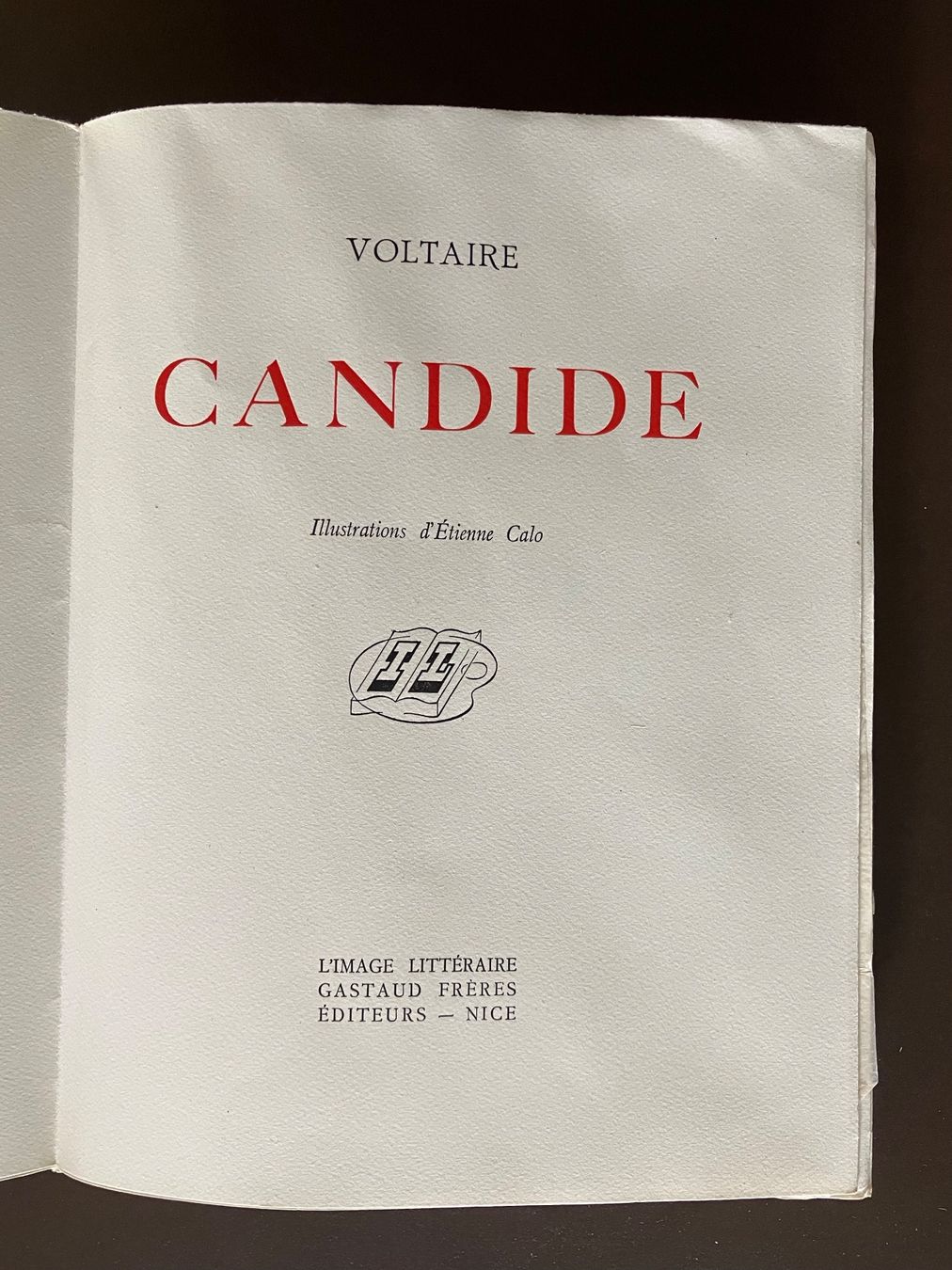 Bücher: Voltaire Candide - numéroté et coloré à la main 1945 – Gebraucht aus Menziken von timbuktu1001 2