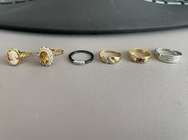 6 Goldringe