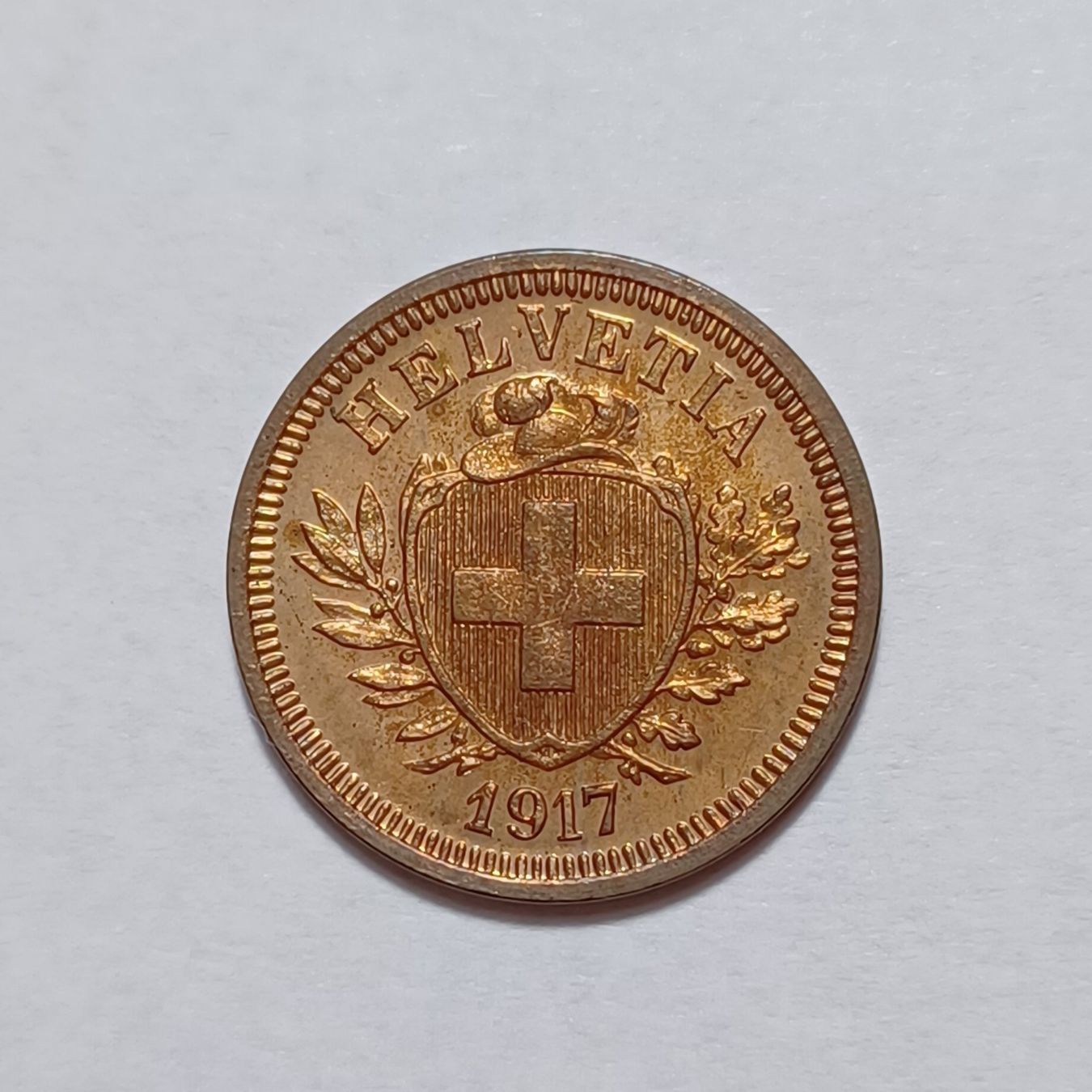 Tutti le monete: 1 Rappen 1917 stgl – Nuovo (secondo la descrizione) da Pfäffikon ZH venduto da Schweizer_Muenzen