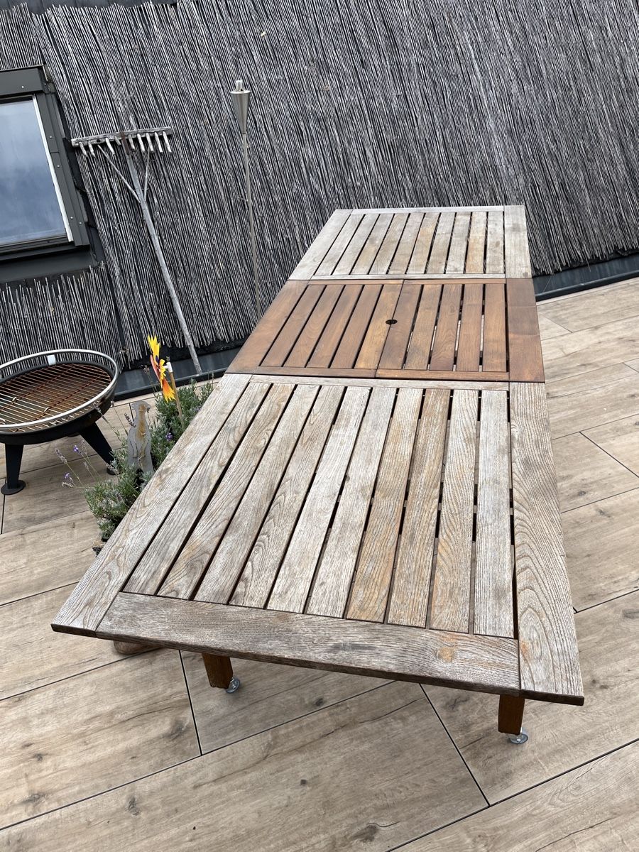 Set de table et chaises: Gartentisch mit 6 Stühlen – D'occasion à Buchs AG par chreiebaum 6