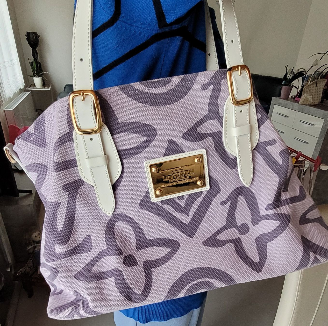 Louis Vuitton Borse da donna: Louis Vuitton Purple Monogram Tahitienne Cabas – Nuovo (secondo la descrizione) da Balsthal venduto da Marche 2
