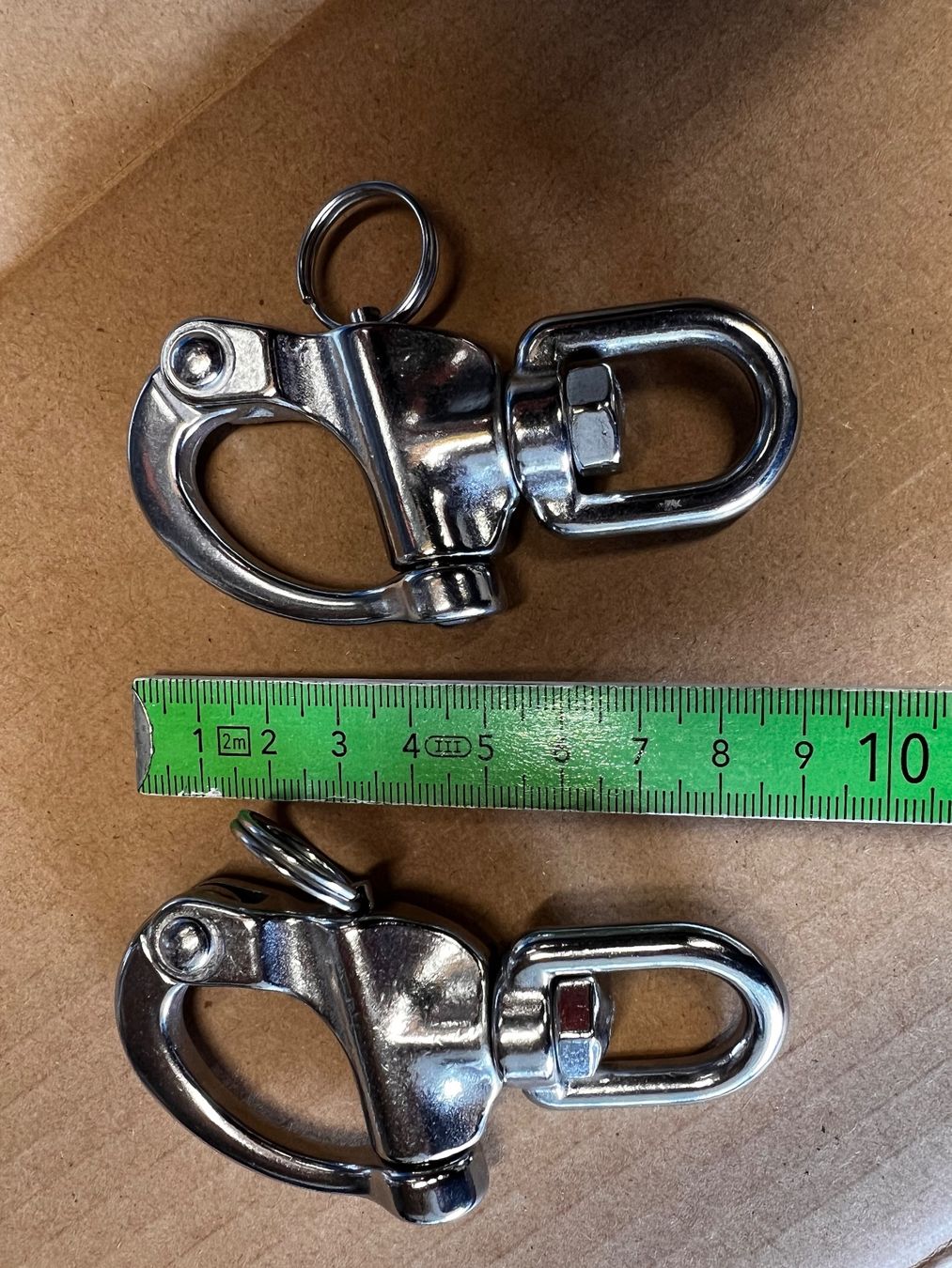 Barche: Mousquetons de drisse inox – Nuovo (secondo la descrizione) da Perroy venduto da Dsurfing