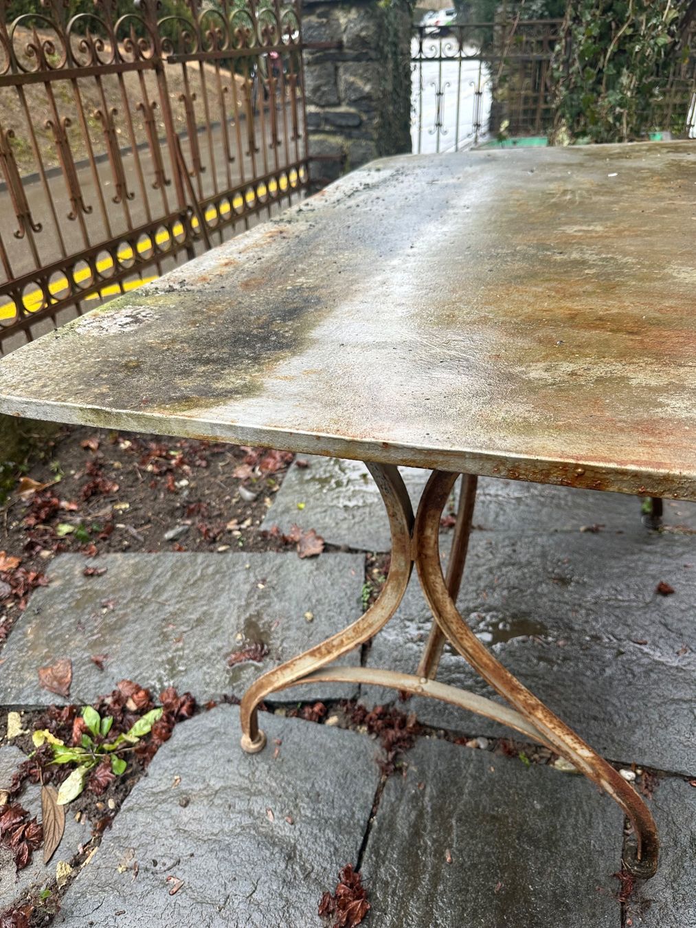 Tavoli: Jugendstil  Blechtisch Gartentisch – Usato da Winterthur venduto da Paul24 3