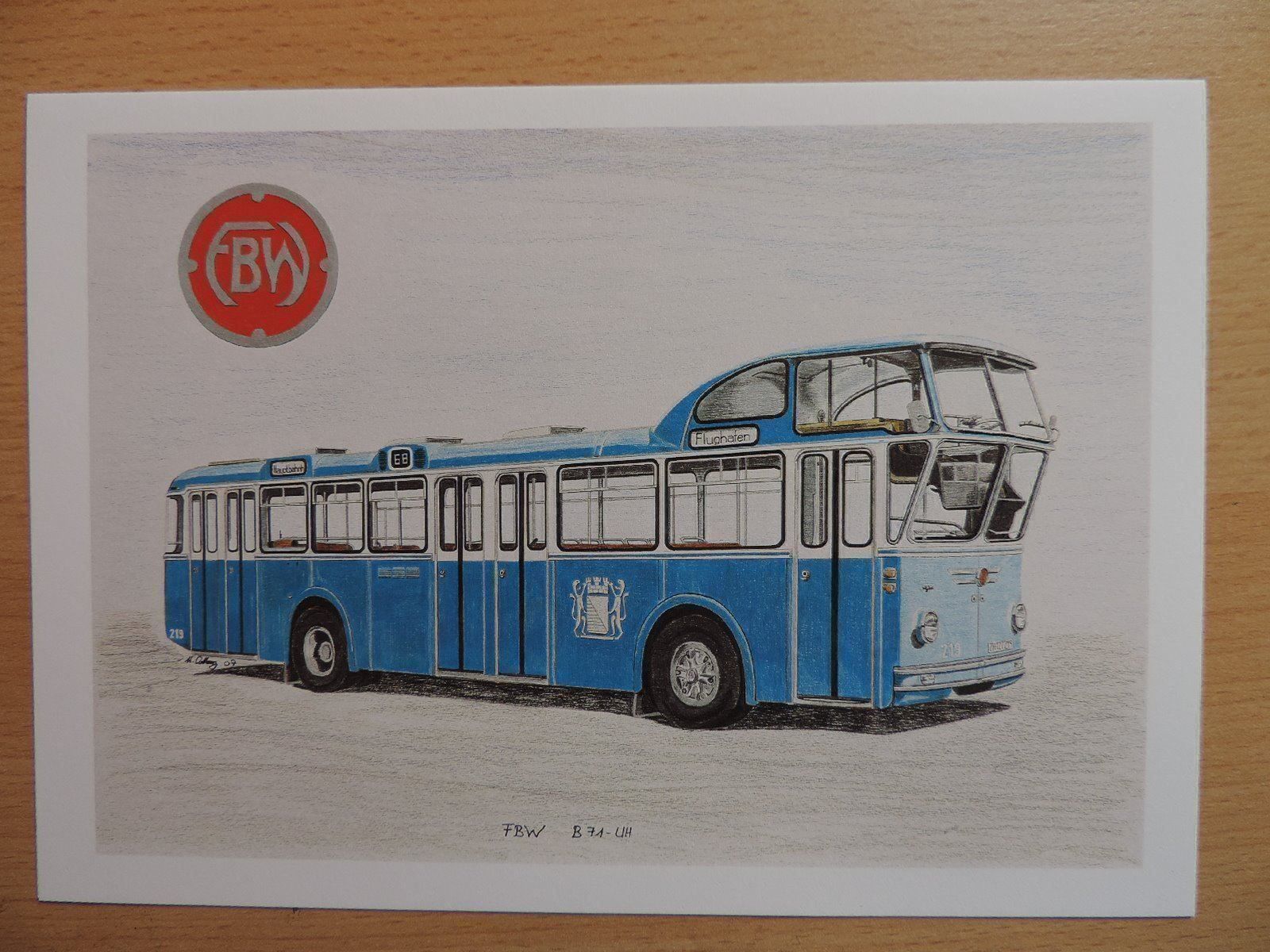 Cartoline postali: Saurer / FBW Nutzfahrzeug Karten – Nuovo e nell'imballaggio originale da Steinen venduto da urscathry 5