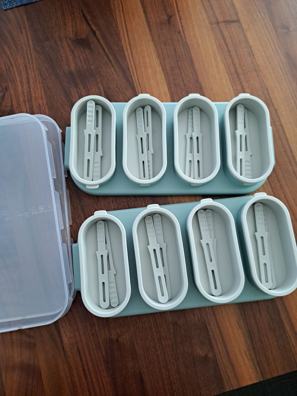 Ikea Behälter & Ähnliches: Glaceformen 2 × 4er Set – Gebraucht aus Perlen von Sarah1985 1