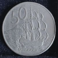 NEUSEELAND 50 CENTS 1981