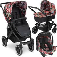 ABC Design Buggy Kinderwagen Babyschale Babystation komplett
