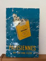 Vintage Parisiennes Reklame-Blechschild