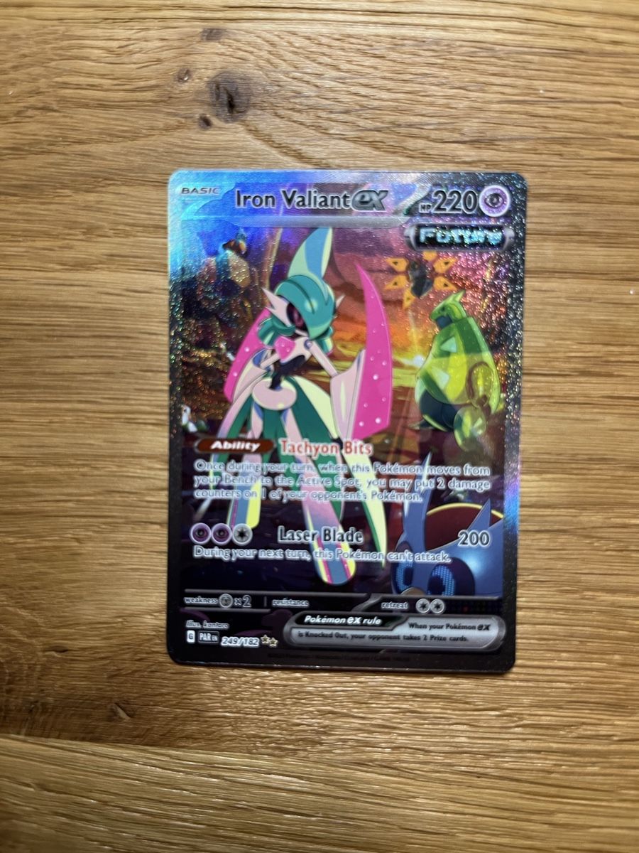 Pokémon Carte collezionabili: Pokémon Iron Valiant Rare ! – Nuovo (secondo la descrizione) da Cademario venduto da Mora.resell