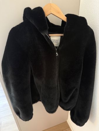 Veste avec capuche fausse fourrure Bon génie