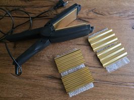Haarstyling-Gerät mit austauschbaren Platten