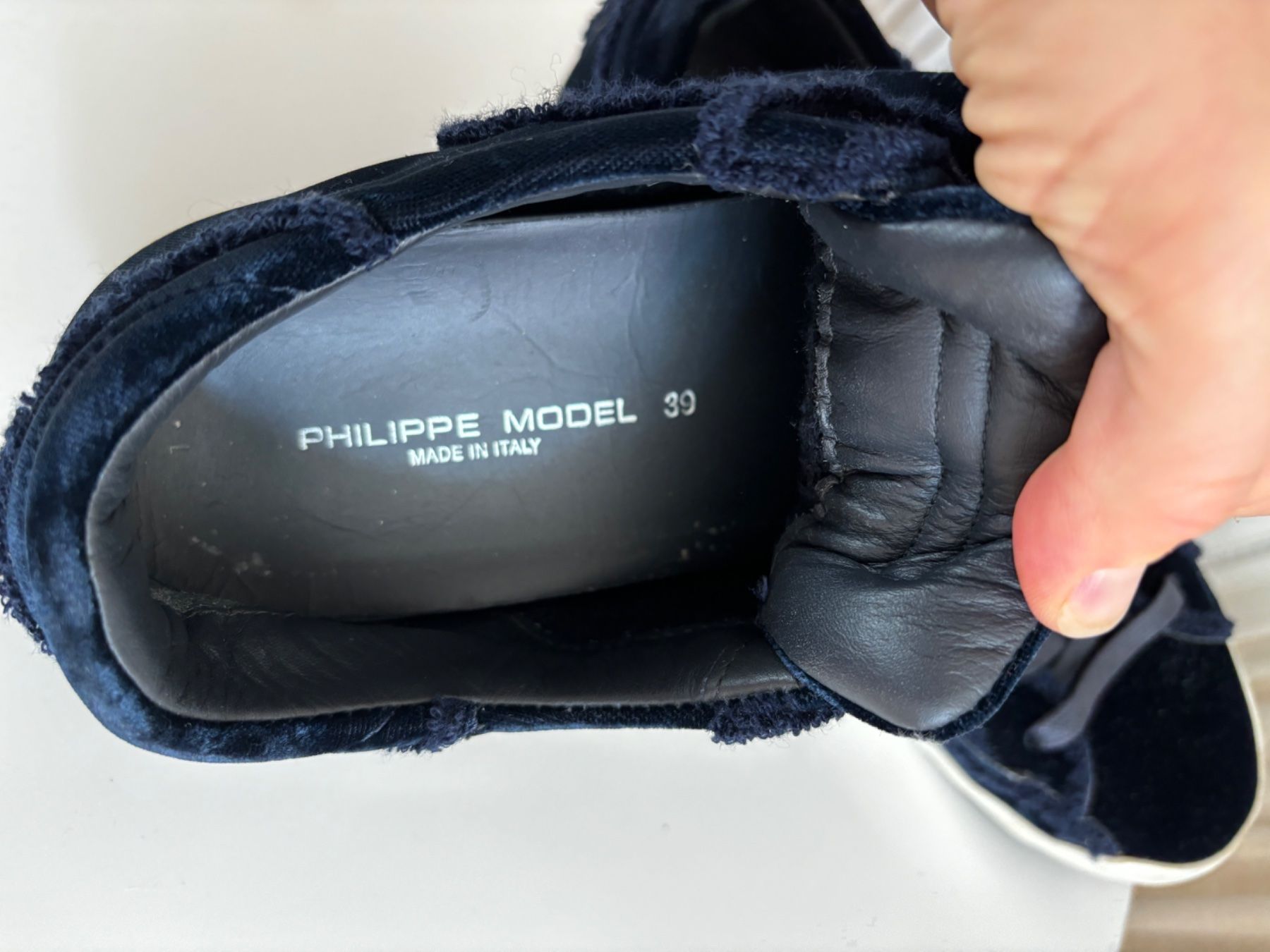 Scarpe da donna: Philipp Model Sneaker Blau NP 249.00 – Usato da Zürich venduto da Sol65 2
