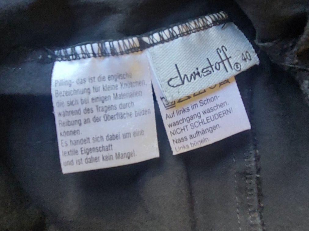 Pantaloni: Schwarze Umstandshose Gr. 40 – Usato da Erlinsbach venduto da pfunky 3