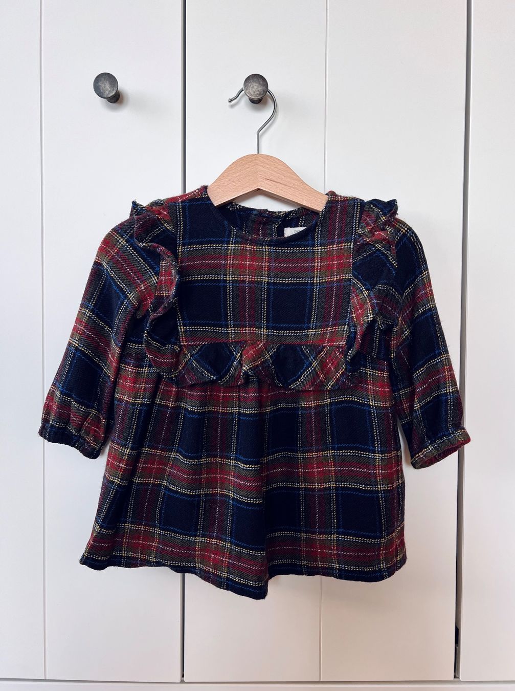 Zara Blusen, T-Shirts & Tops: Zara, 86, Langarmbluse, Bluse, marineblaue, kariert – Neu (gemäss Beschreibung) aus Burgdorf von rulan 1