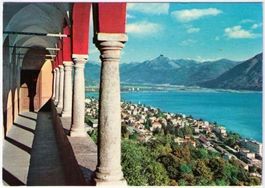 Locarno - Panorama von Madonna del Sasso