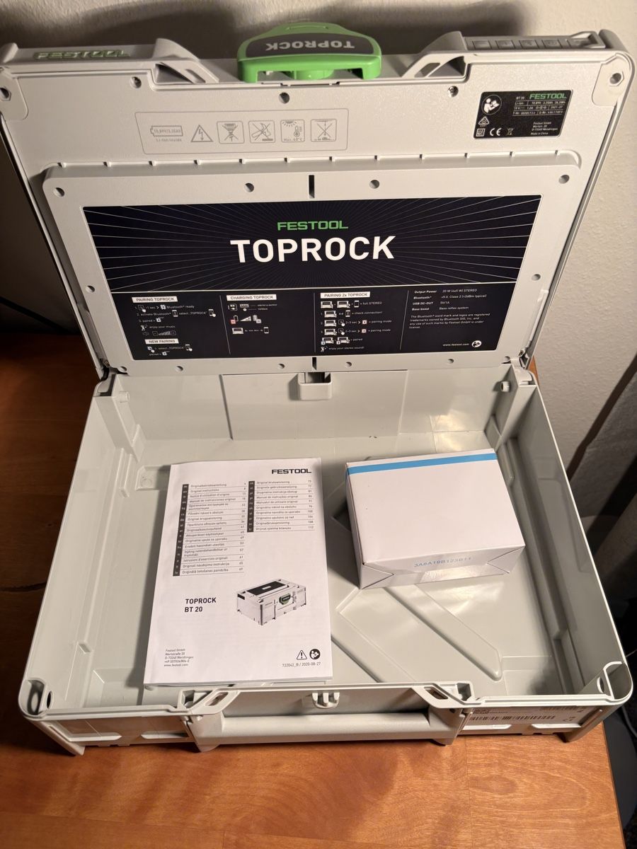Casse acustiche: New Festool TOPROCK SYS3 BT20 M 137 Bluetooth speaker – Nuovo (secondo la descrizione) da Bern venduto da JosuahNelles 3