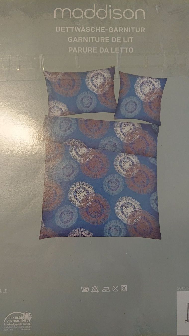 Biancheria da letto: Bettwäsche-Garnitur Maddison Satin – Nuovo e nell'imballaggio originale da Bottmingen venduto da Pidi0
