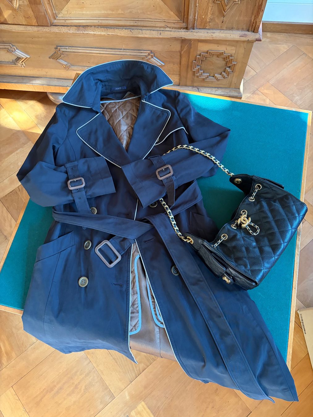 Cappotti: ROPE Trenchcoat + wärmende Weste  Größe S – Usato da Interlaken venduto da Bona55 7