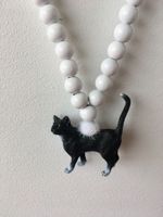 SCHLEICH Kette Katze weiss