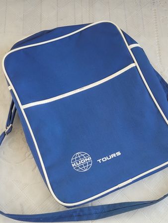 ORIGINAL 70er Jahre Kuoni Tours Umhängetasche 