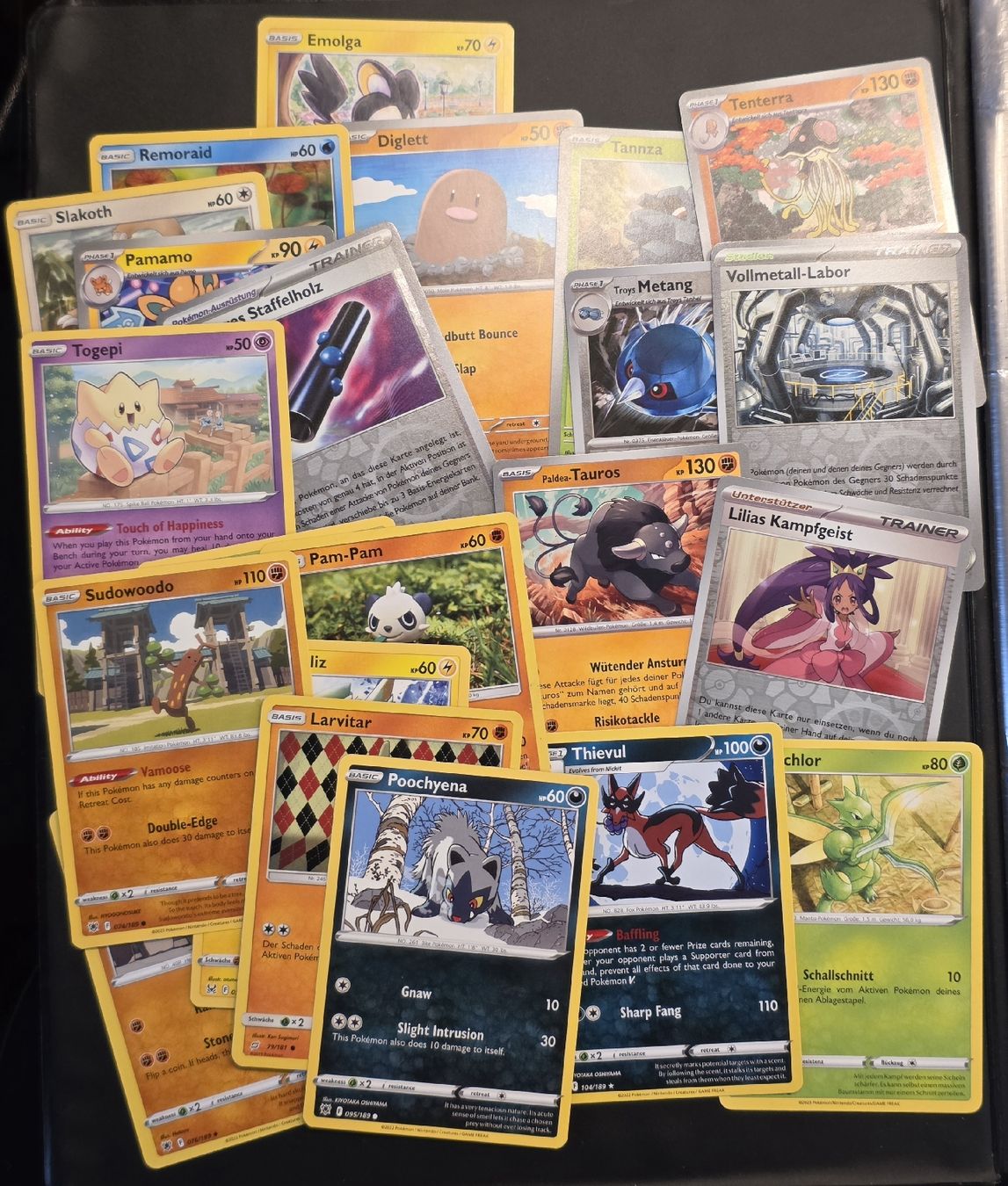 Pokémon Sammelbilder & Trading cards: 22 Pokémon Karten inkl. Reverse Holos -DE/EN – Neu (gemäss Beschreibung) aus Basel von MartinM.91