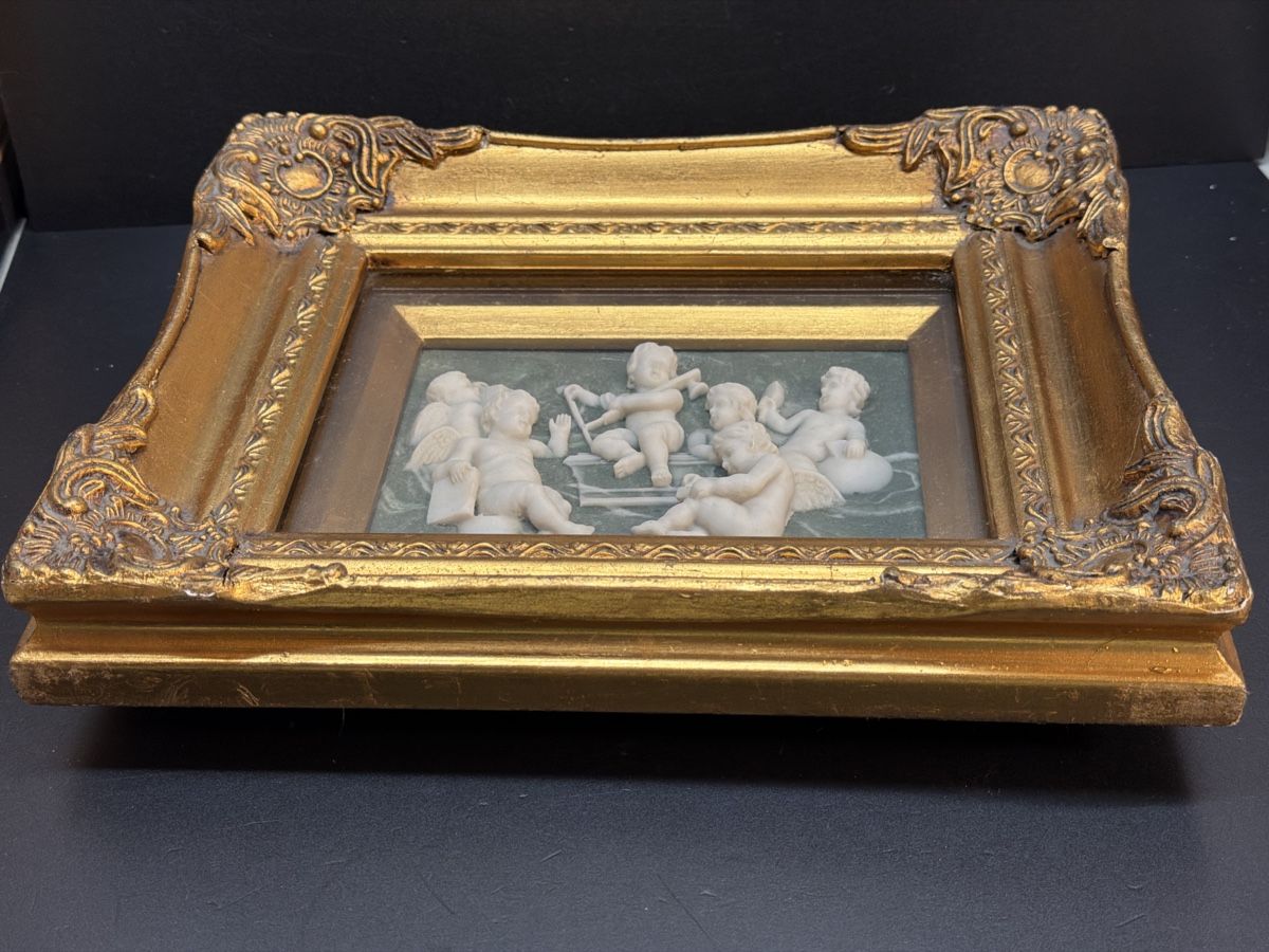 Foto & Immagini: STEINBILD MIT PUTTI UND ENGELN RELIEF, BIGGS & SONS LONDON – Usato da Matzingen venduto da exklusives 6