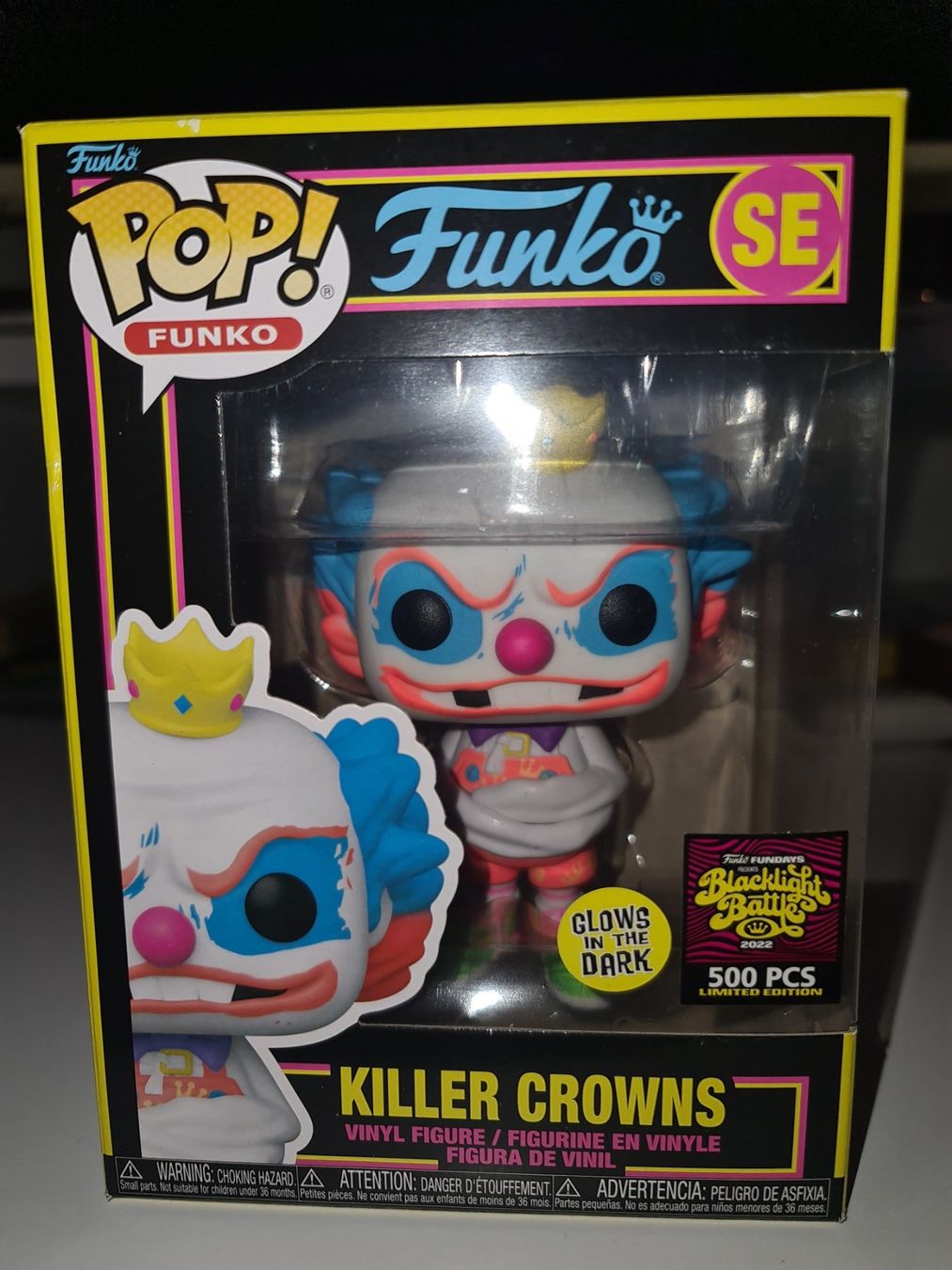 Funko Statuette: Funko Pop ! Blacklight Battle Killer Crowns 500pcs GITD – Nuovo (secondo la descrizione) da St-Imier venduto da King2204