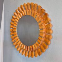 1983 Wall-Mirror Wandspiegel Holz Spiegel Sonnenspiegel