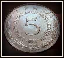 JUGOSLAWIEN 5 DINARA 1981