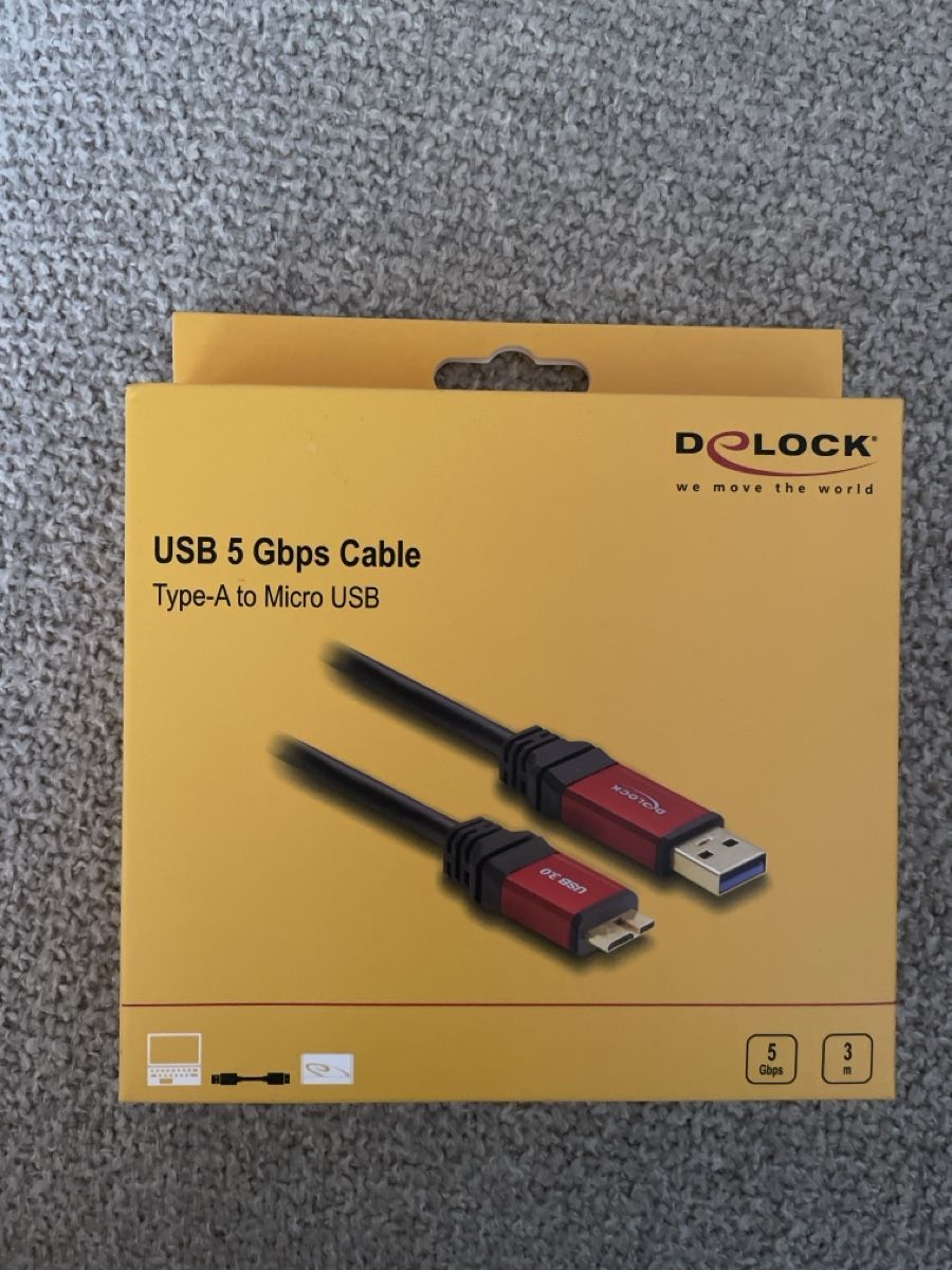 Câbles: Delock USB 5 Gbps Kabel Type-A zu Micro USB 3m – Neuf avec emballage d'origine à Oberwil BL par another-day-of-sun 1