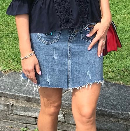 Steve Madden mega sexy Jeans gonna corta.S/M